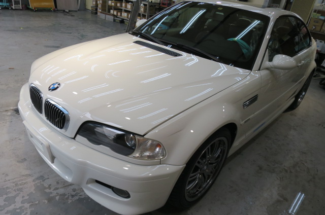 BMW　M3　ガラスコーティング　大阪